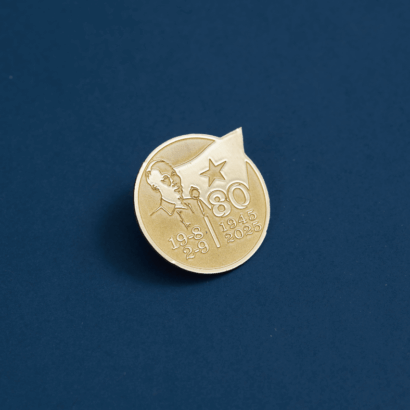 PIN CÀI HUY HIỆU 80 NĂM